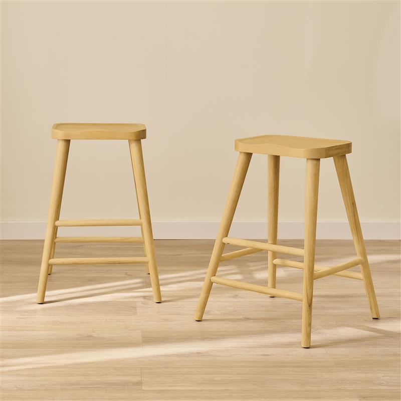 Silvester Pale Oak Bar Stool