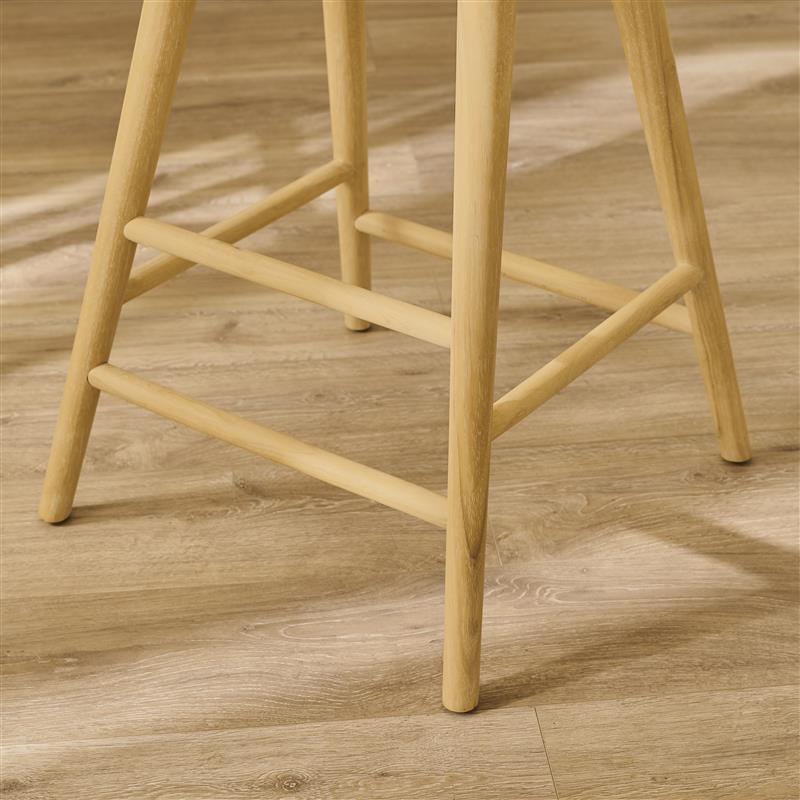 Silvester Pale Oak Stool - Laura James