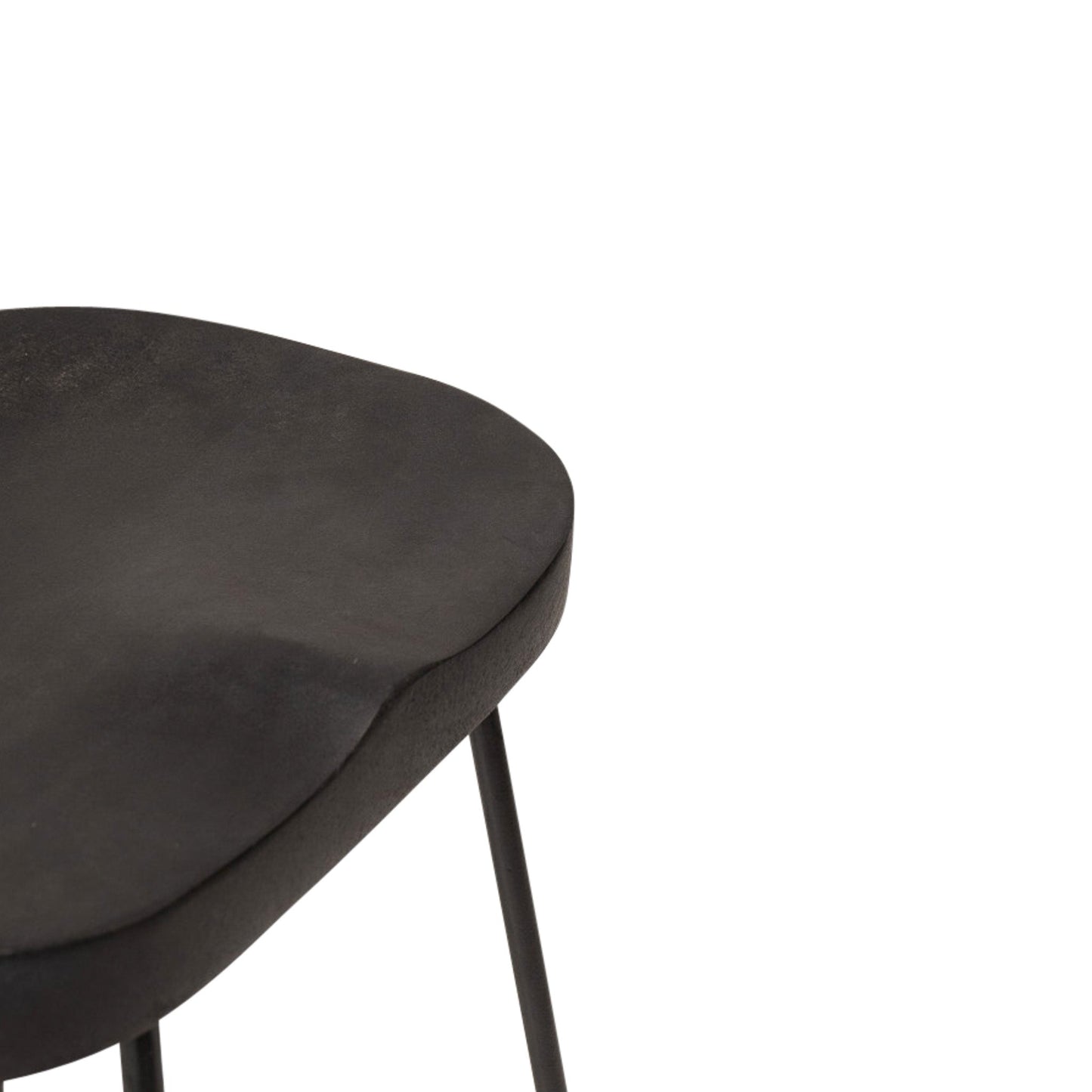Aiden Black Wood Bar stool 