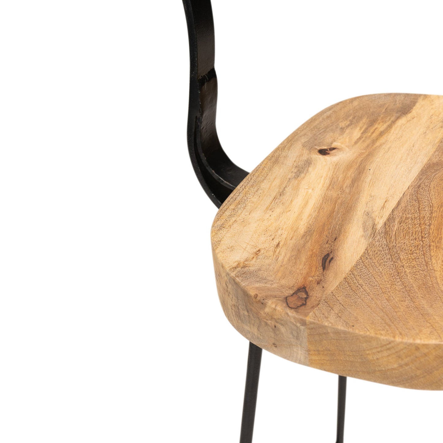 Aiden Natural Wood Bar stool