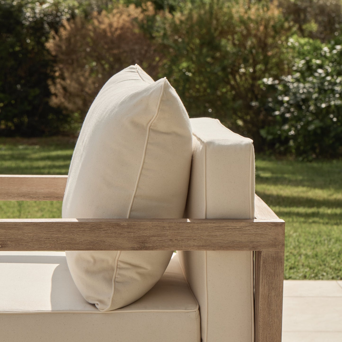 Akira Armchair Cushion Covers - Linen - Laura James