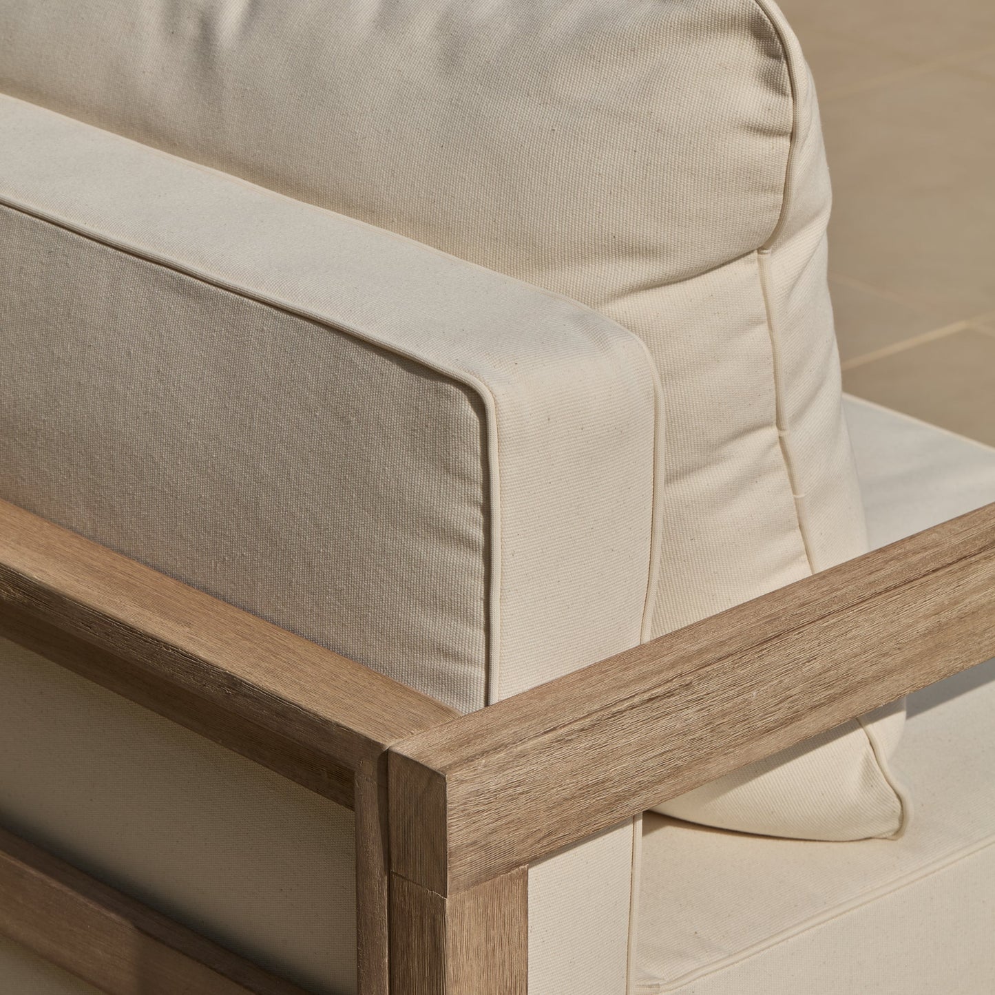 Akira Armchair Cushion Covers - Linen - Laura James