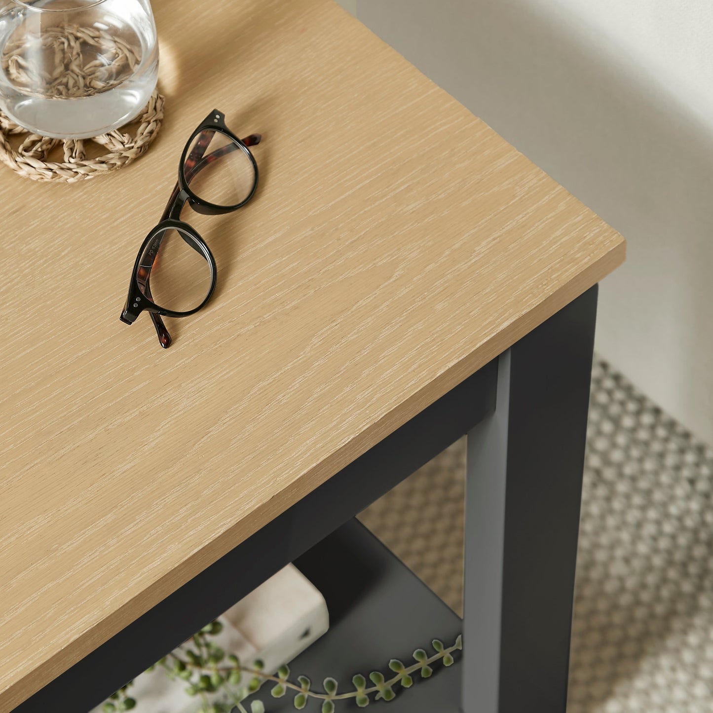 Chatsworth Side Table - Slate Grey - Laura James