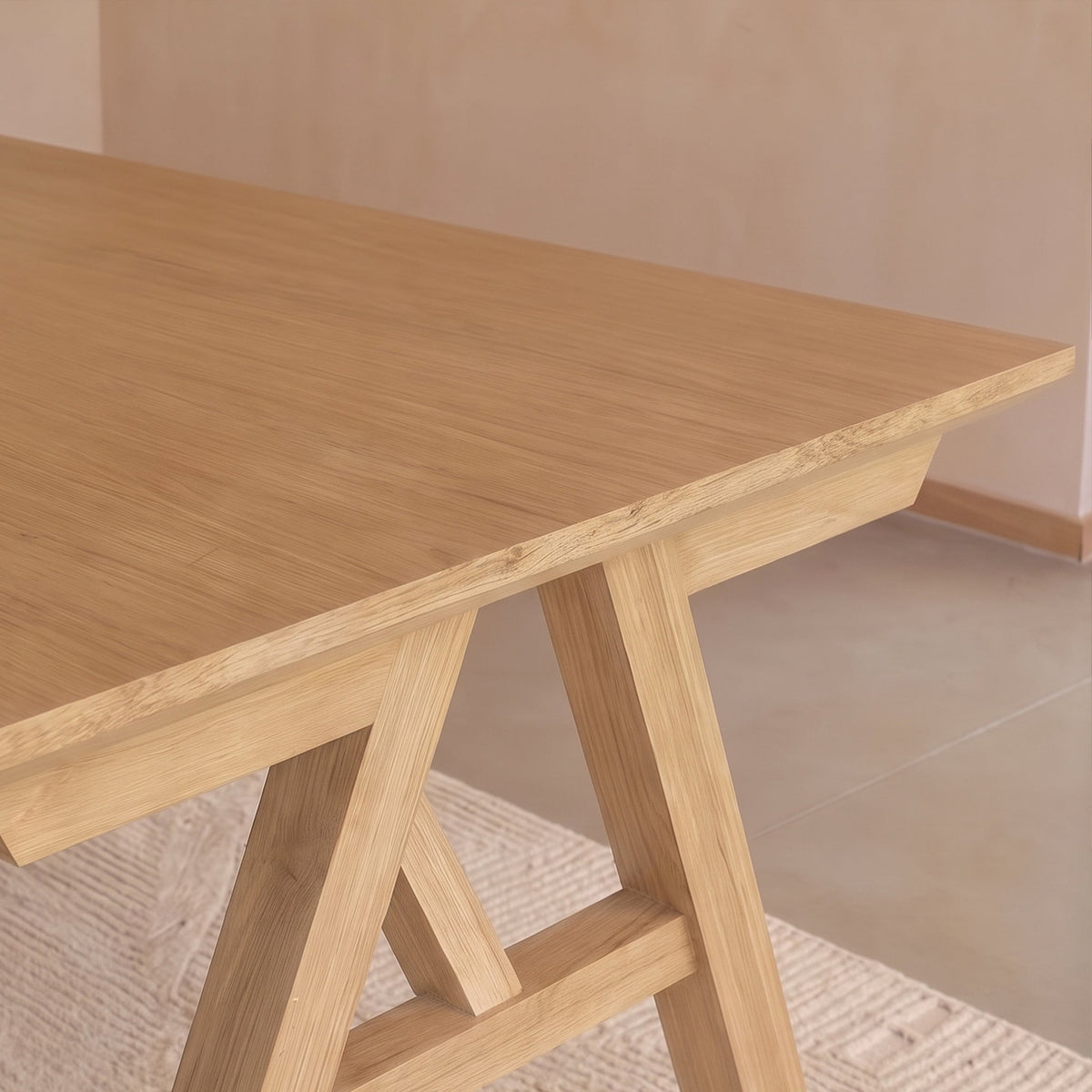 Sabina 160-240cm Pale Oak Extending Dining Table - Laura James