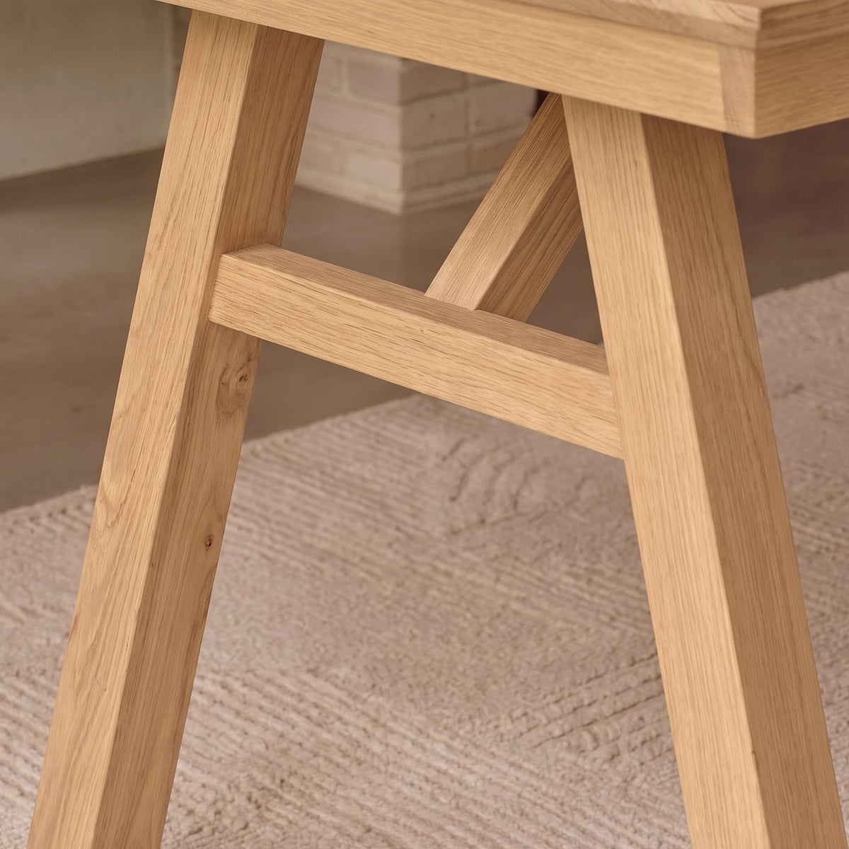 Sabina 160-240cm Pale Oak Extending Dining Table - Laura James