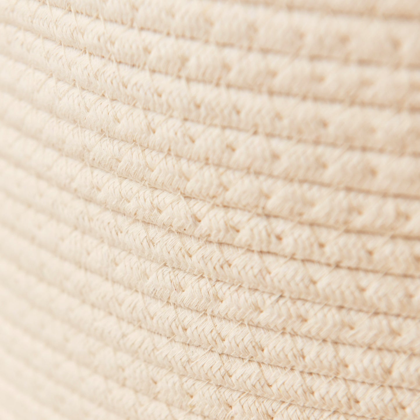 Cara Cotton Cube Storage Box - Large - White - Laura James