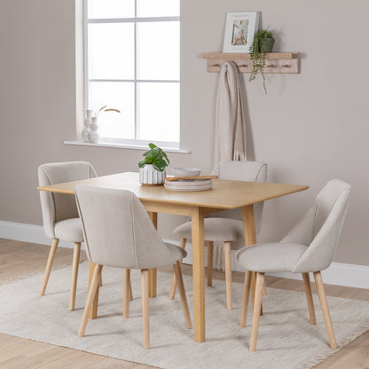 Charlie Classic Oak Extending Dining Table