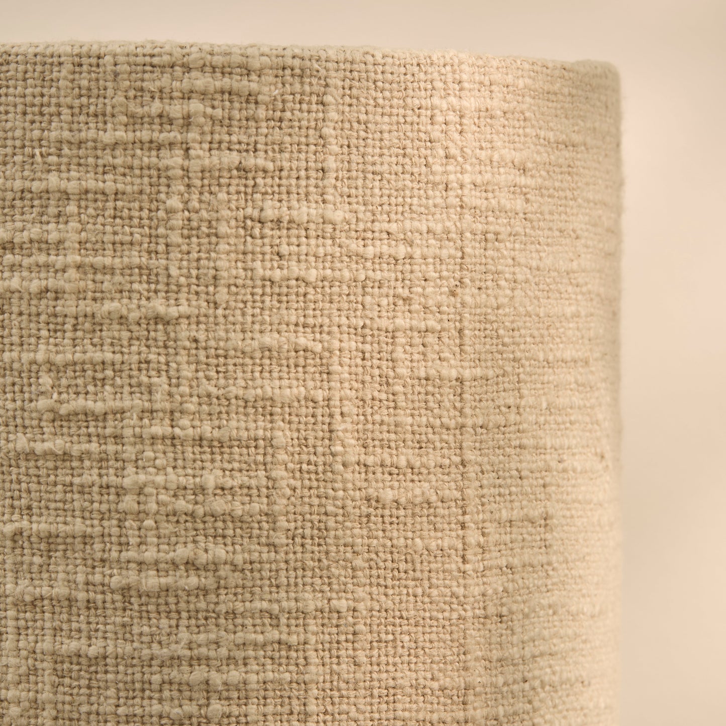 Chattendon Driftwood Slub Linen Floor Lamp - 50cm - Laura James