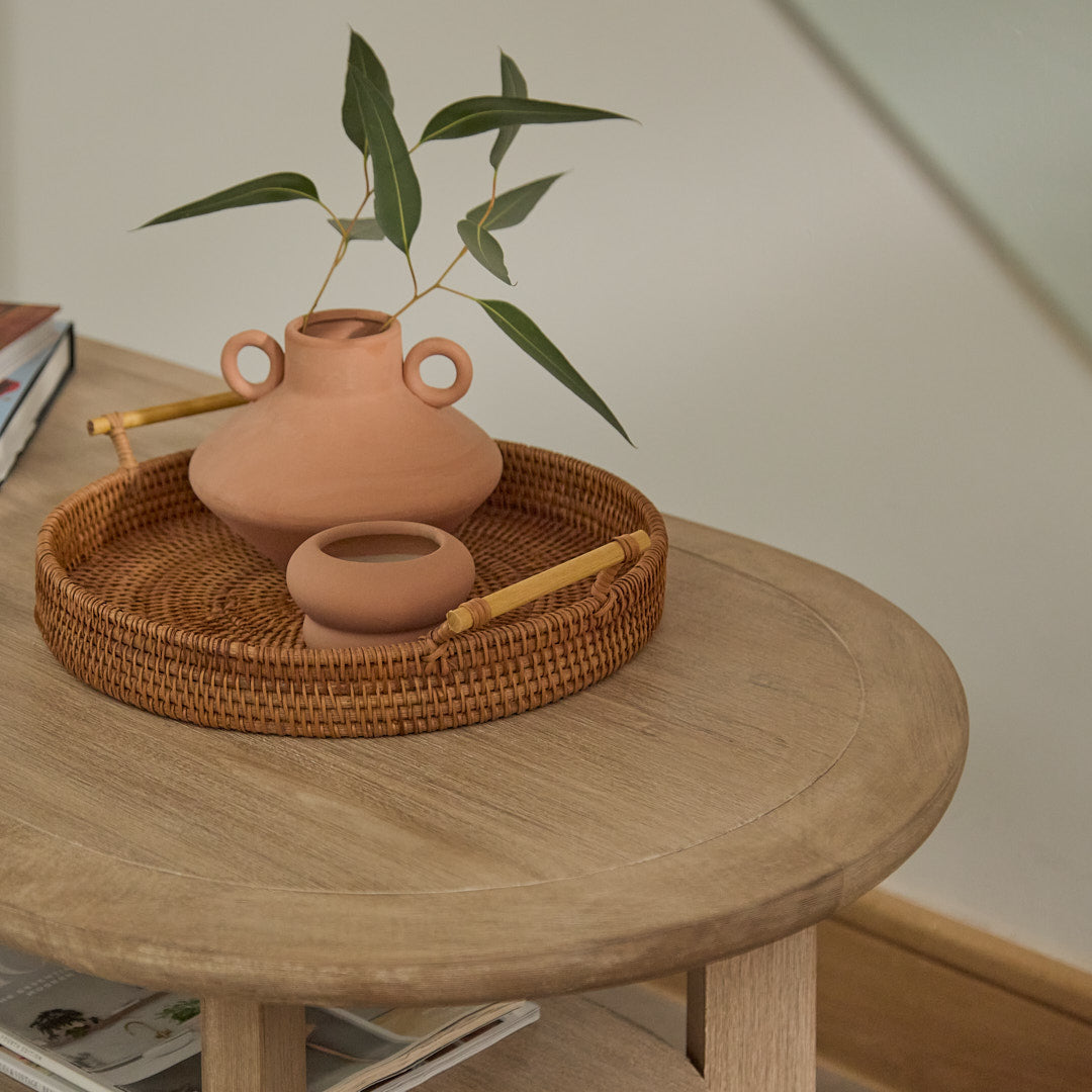 Delphi Light Acacia Coffee Table - Laura James