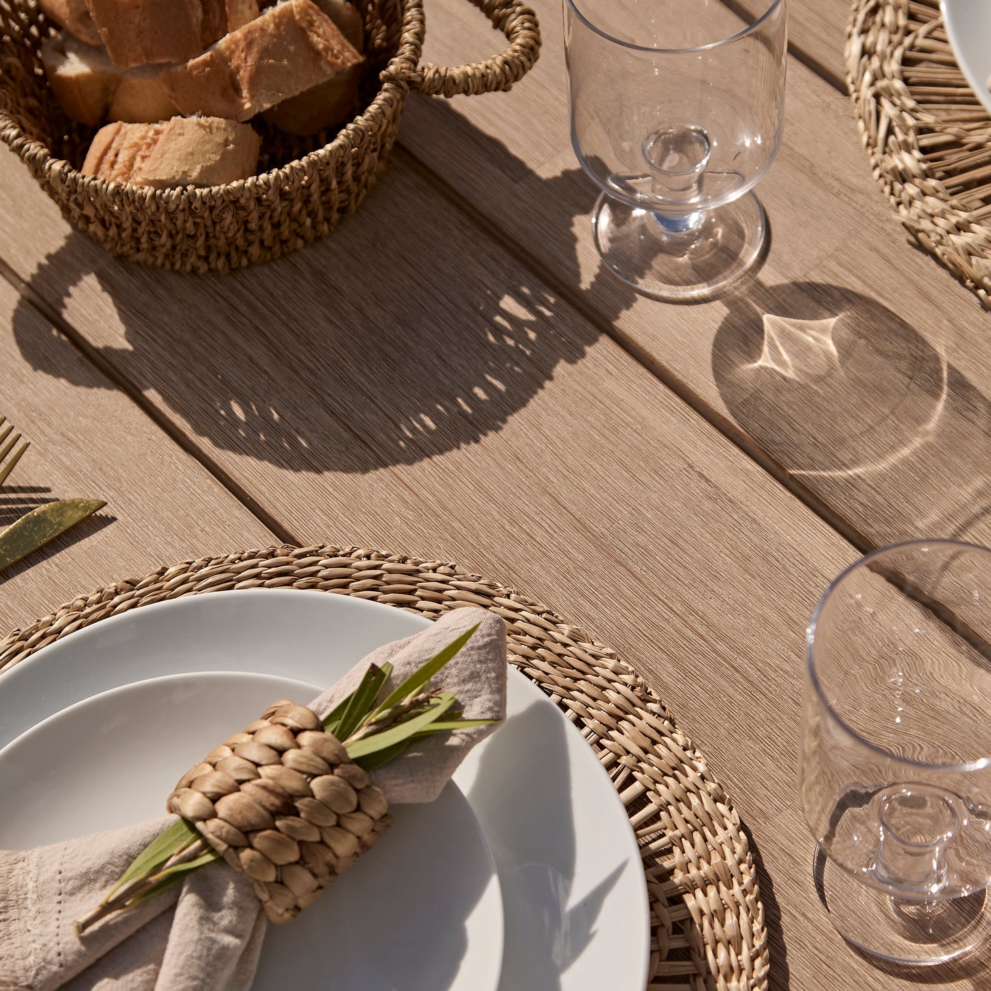 Elowen 6 Seater Wooden Garden Dining Set with Elowen Chairs - Laura James