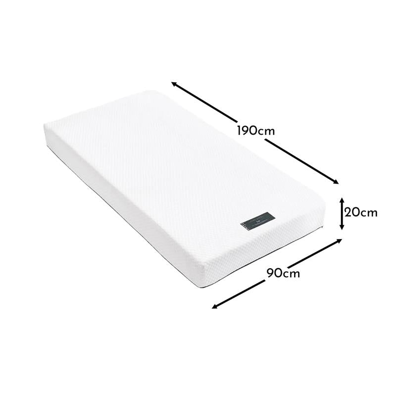 Evie Single Mattress - Forest Green Zip - Laura James