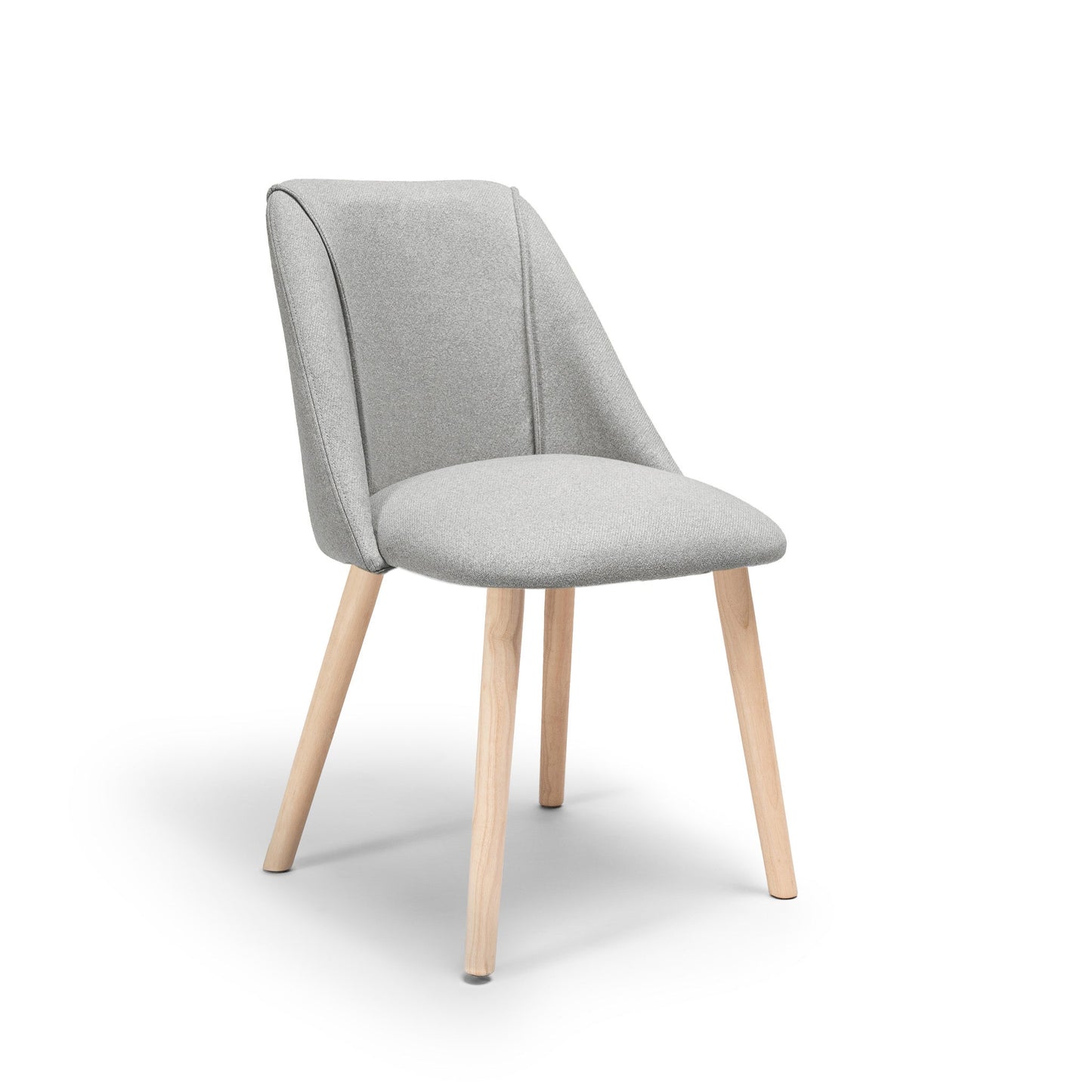Freya Fossil Dining Chairs with Whitewash Legs - Laura James