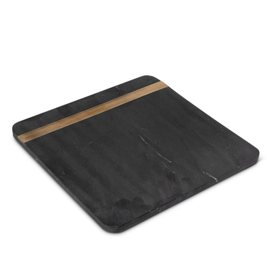 Grazeley Black Marble Serving Board - 36x36cm