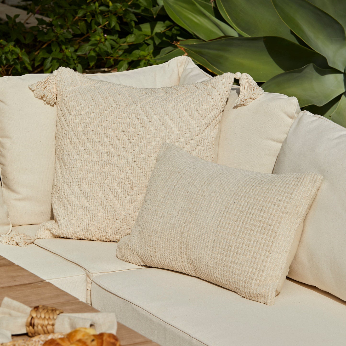 Shiro Wooden Garden Corner Dining Sofa Set - Laura James