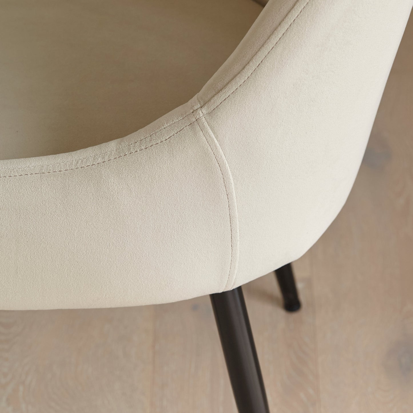 Maeve Clay Dining Chairs - Set of 2 - Black Legs