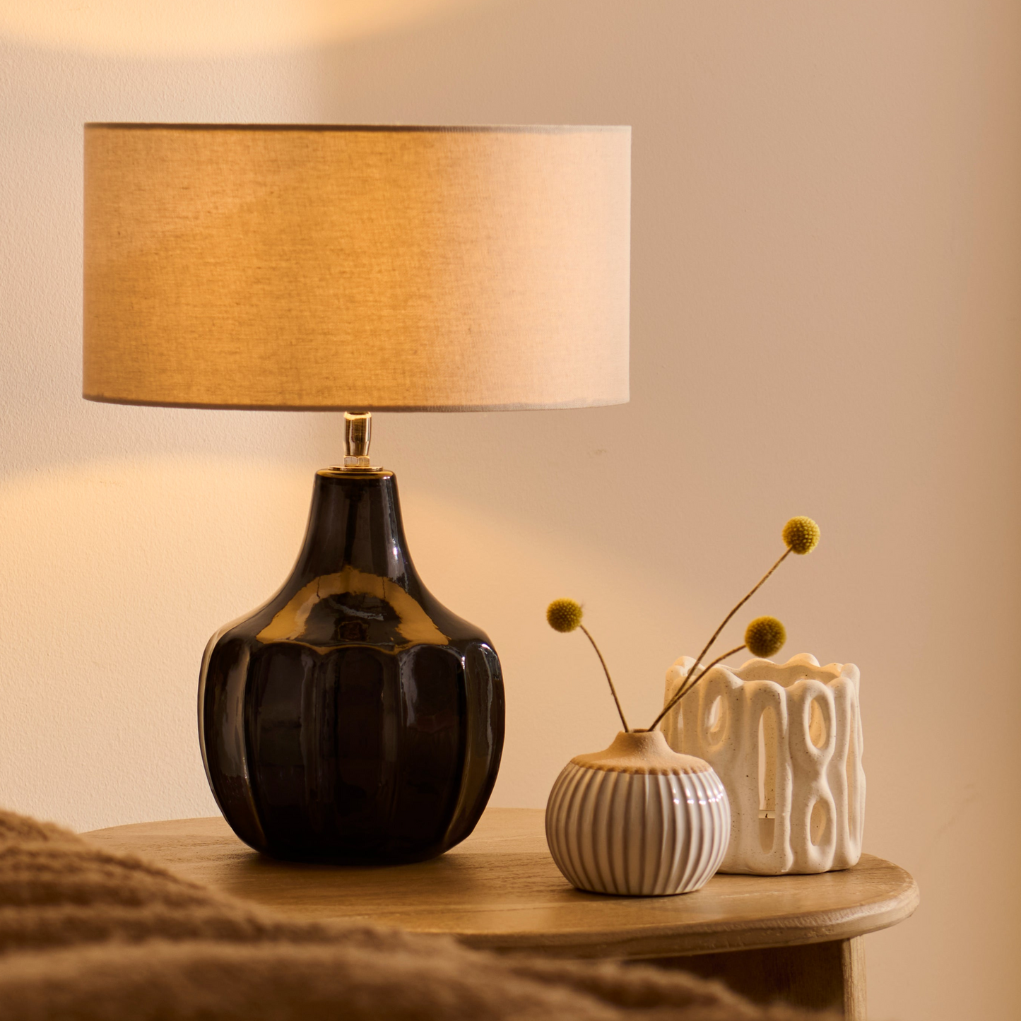 Whitton Large Candle Holder - White DIMS - Laura James