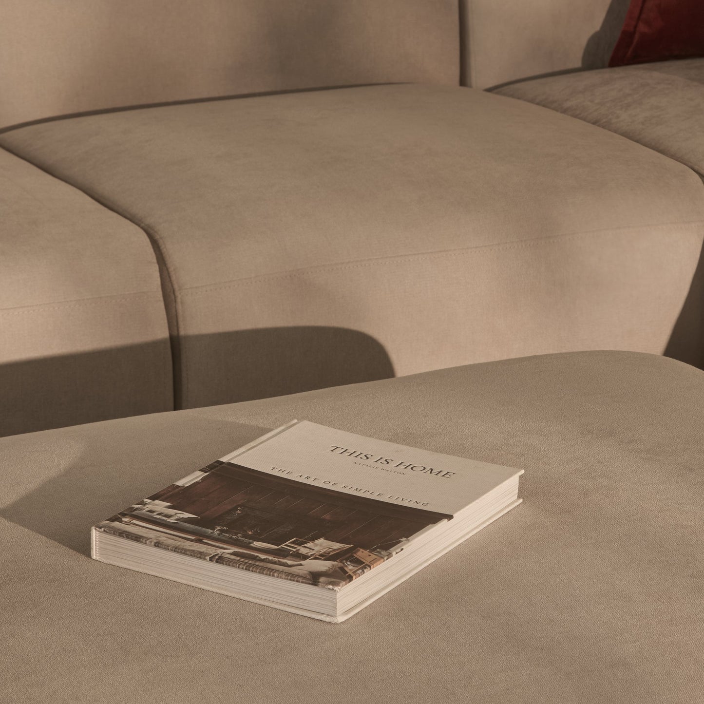 Nathalia 3-Seater Sofa - Soft Beige - Laura James