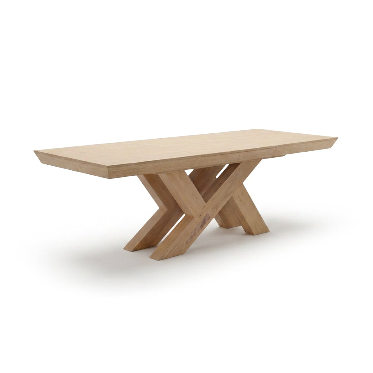 Olivia 160-240cm Whitewash Oak Dining Table Set - 6 Seater - Ella Whitewash Oak Dining Armchairs