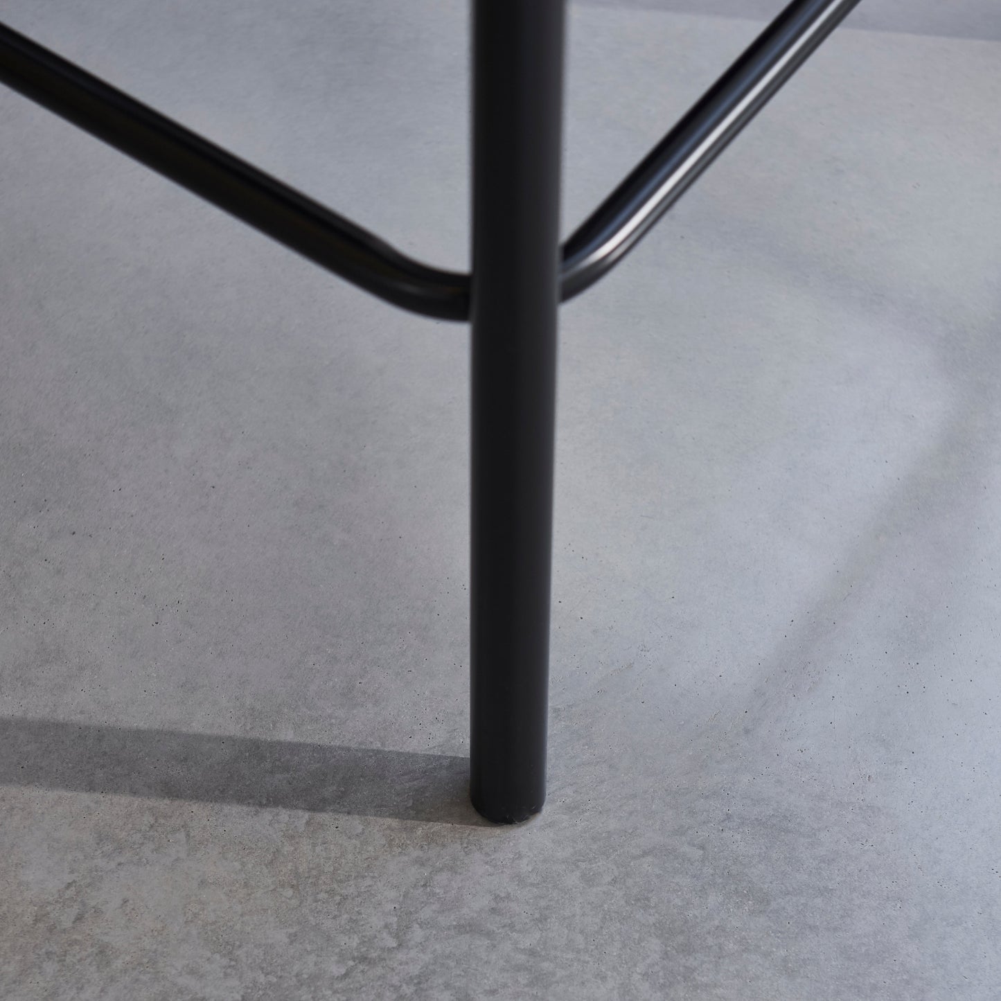 Reagan Almond Brown Bar Stool - Metal Legs - Laura James