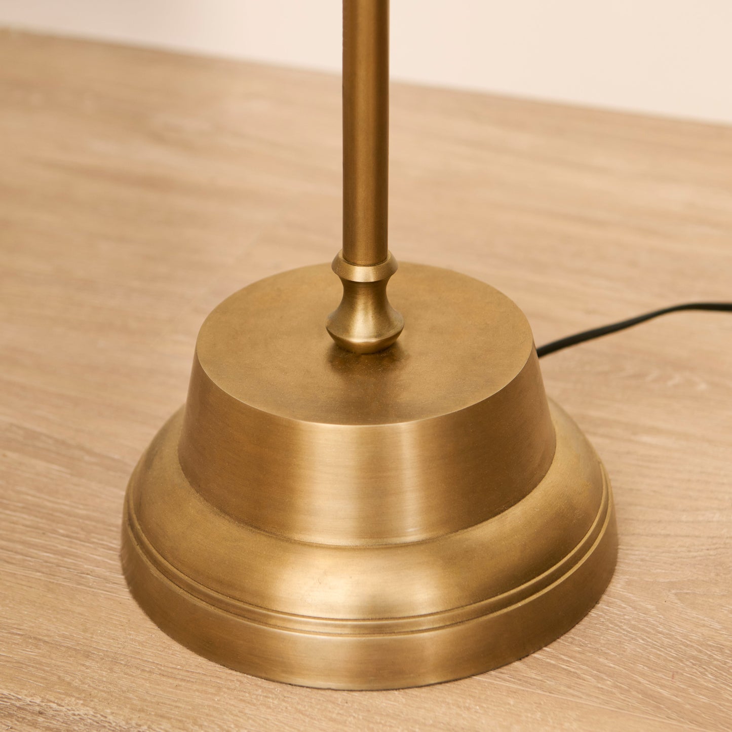 Stowe Gold Metal Floor Lamp - 136cm - Laura James