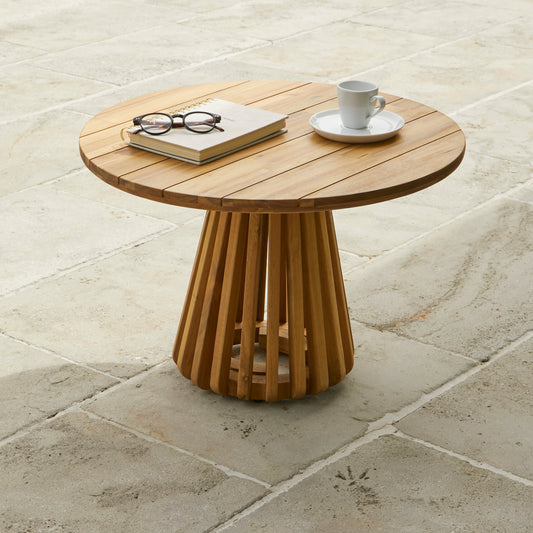 Willow Natural Wood Garden Coffee Table - Laura James