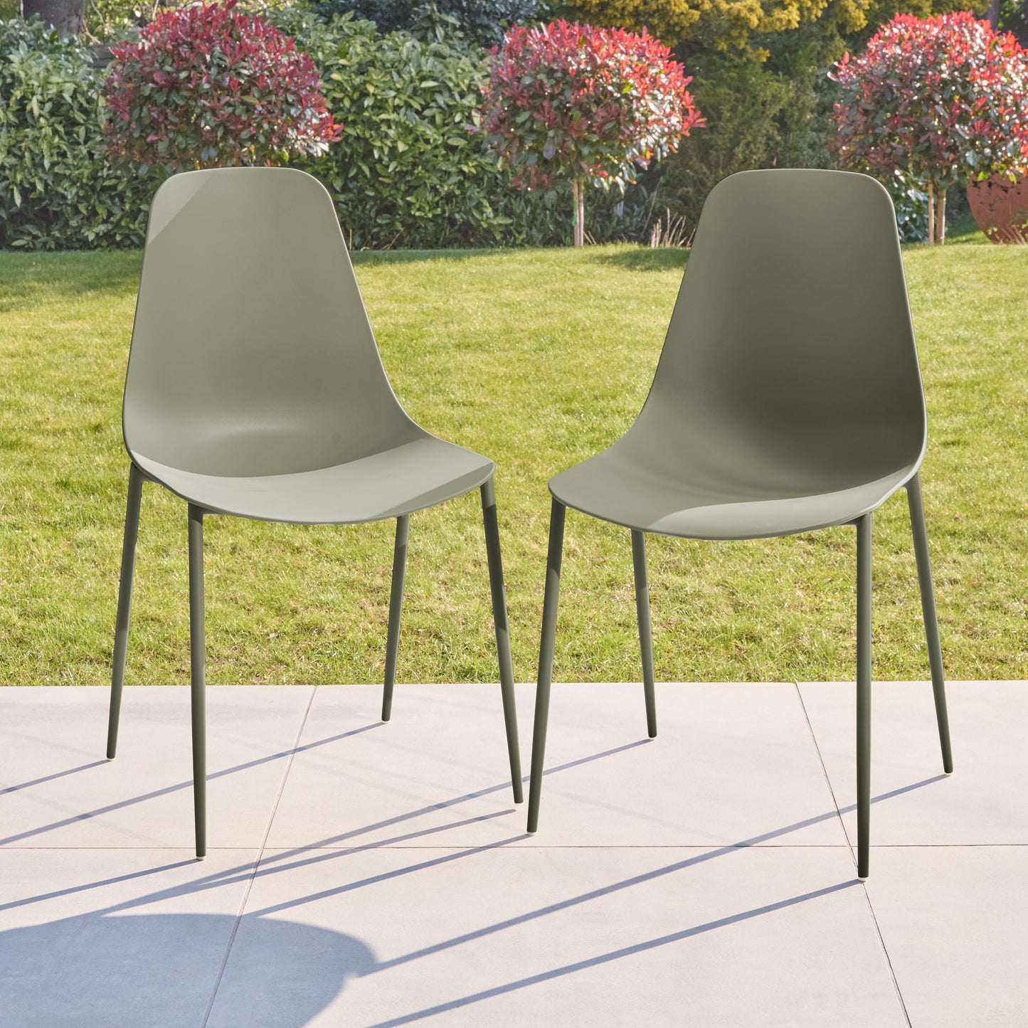 Wren Green Dining Chairs - Set of 4 - Laura James