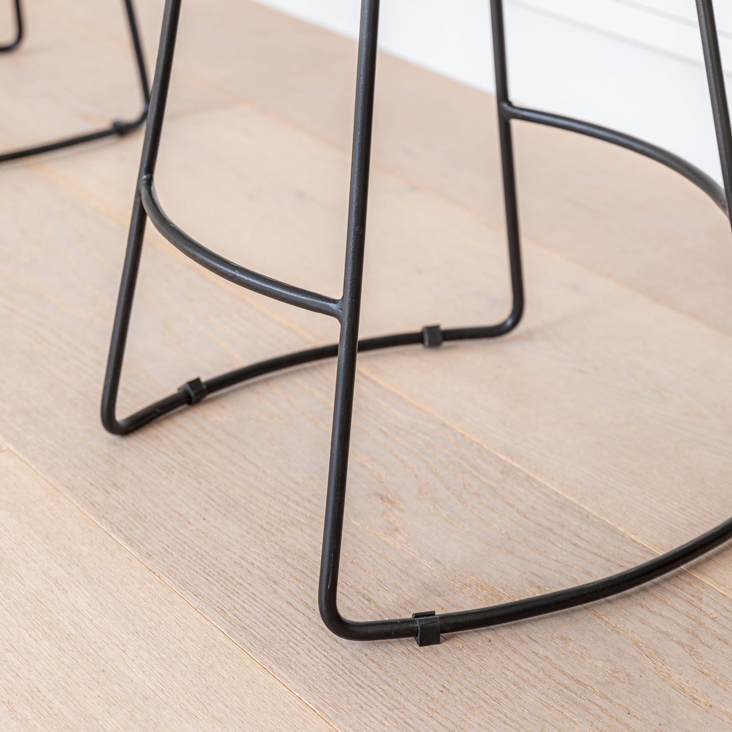 Aiden Natural Mango Wood Bar Stool - Set of 2 - Laura James