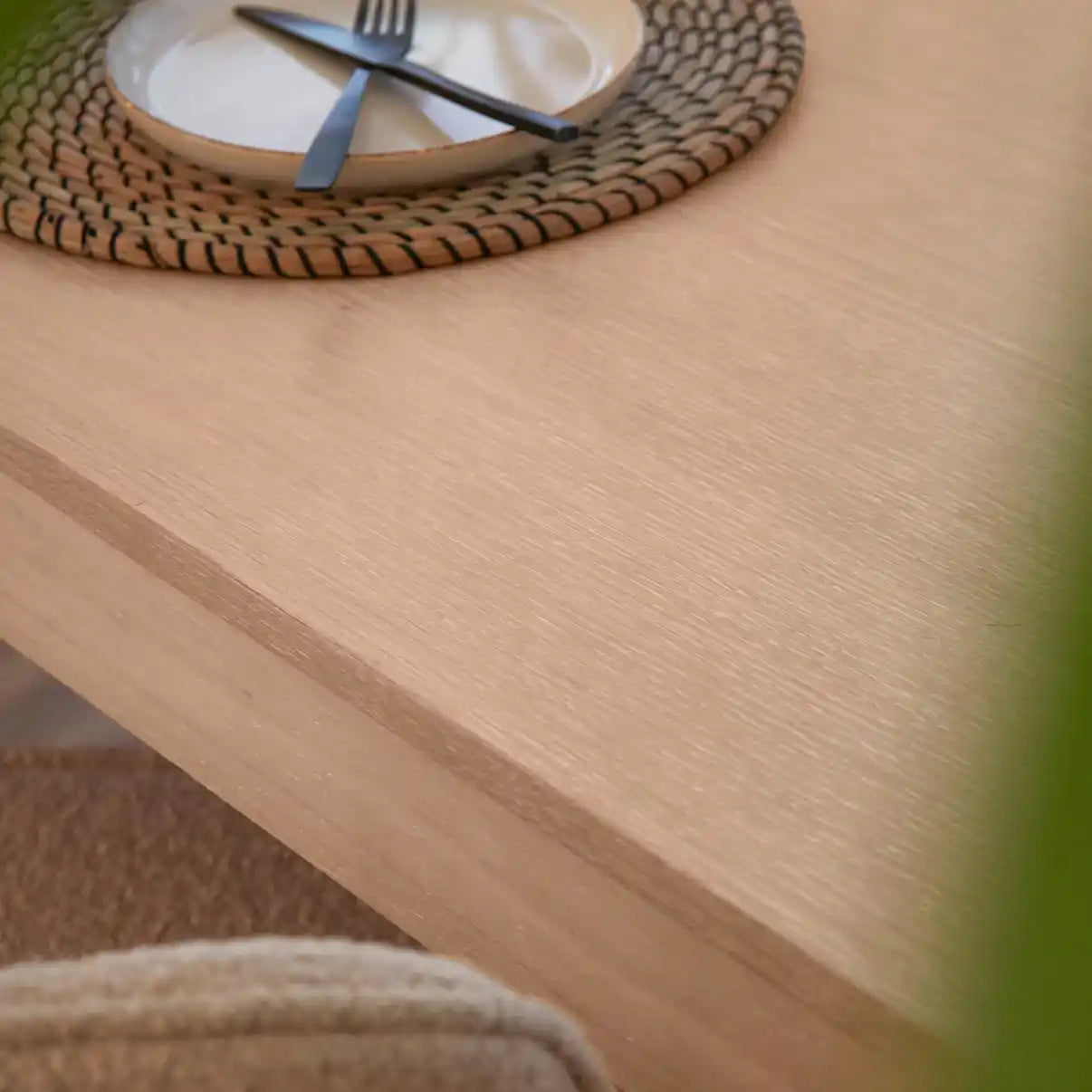 Amelia Pale Oak Extendable Dining Table - Laura James