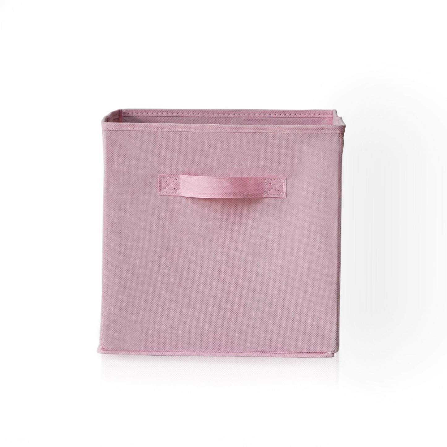 Cara Fabric Cube Storage Box - Large - Pink