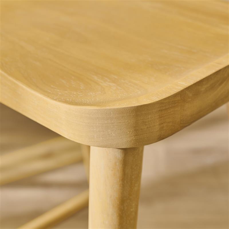 Silvester Pale Oak Stool - Laura James