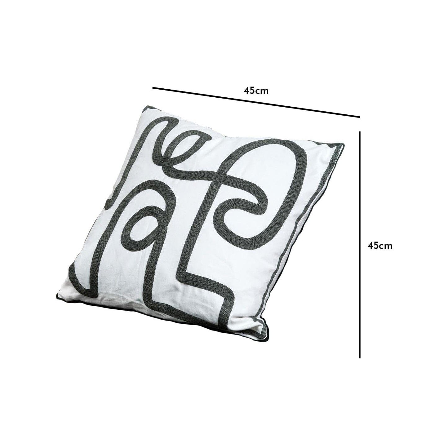 Epworth 45x45cm Cushion Cover - Forest Green - Laura James