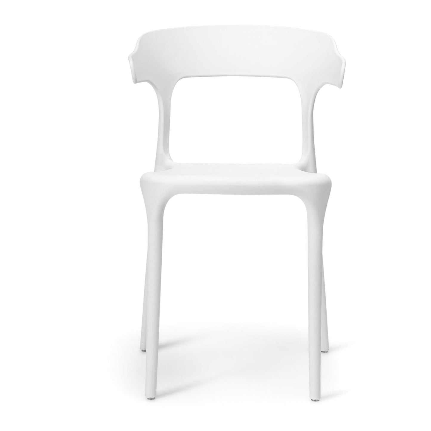 Finn dining chairs - set of 4 - white - Laura James