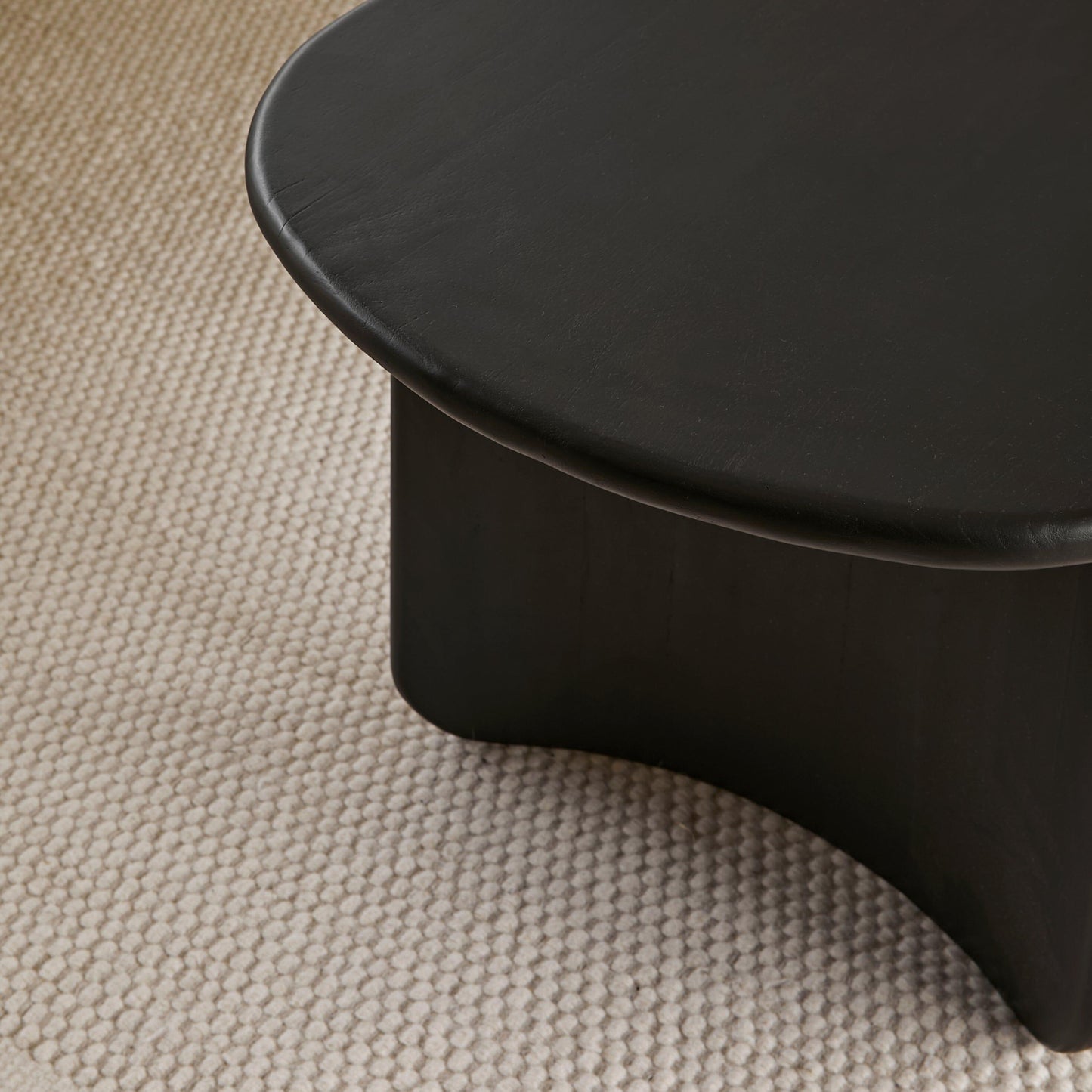 Imogen 110cm Coffee Table, Jet Black Acacia - Laura James