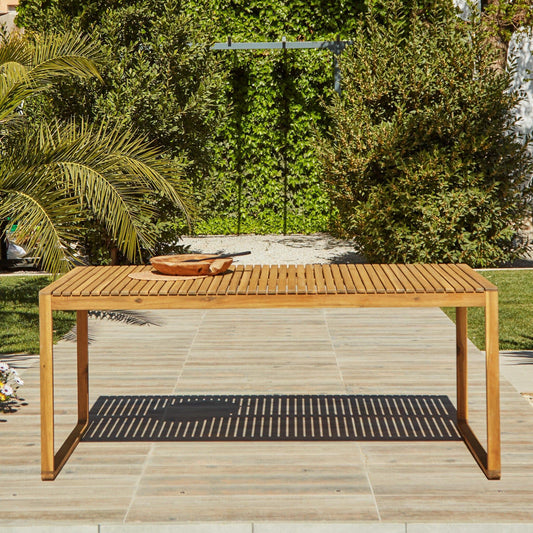 Lennox 6 Seater Outdoor Wooden Dining Table - Laura James