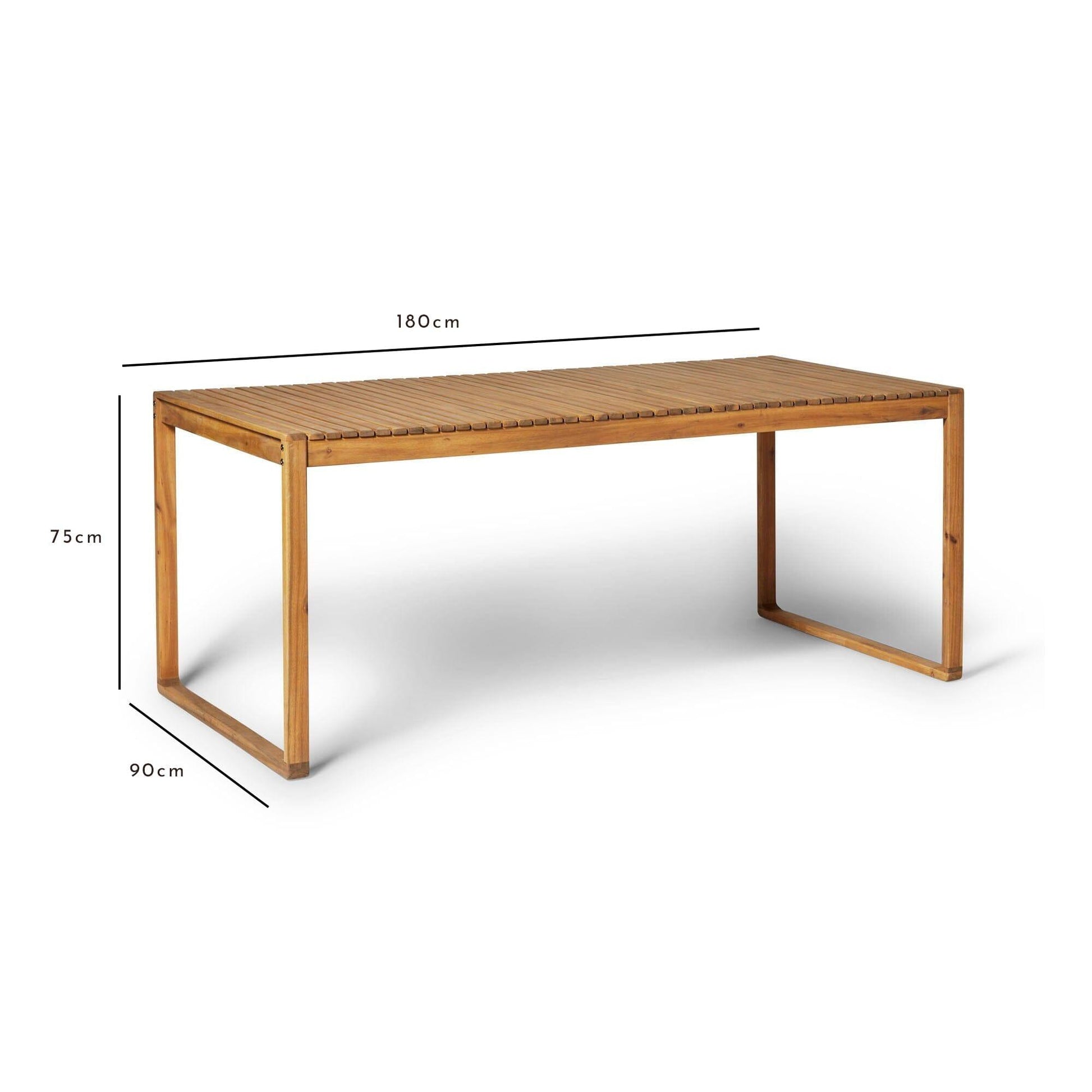 Lennox Solid Wood Garden Dining Table