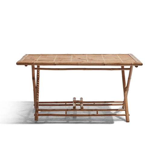 Lila Bamboo Folding Outdoor Dining Table - Laura James