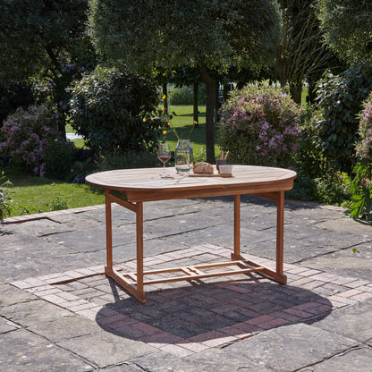 Oakley Extendable Wooden Garden Table - Laura James
