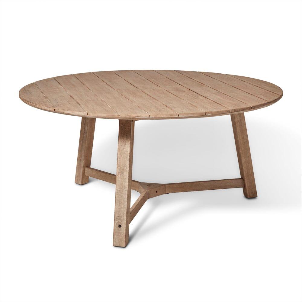 Shiro Wooden Round Garden Dining Table - 160cm - Laura James