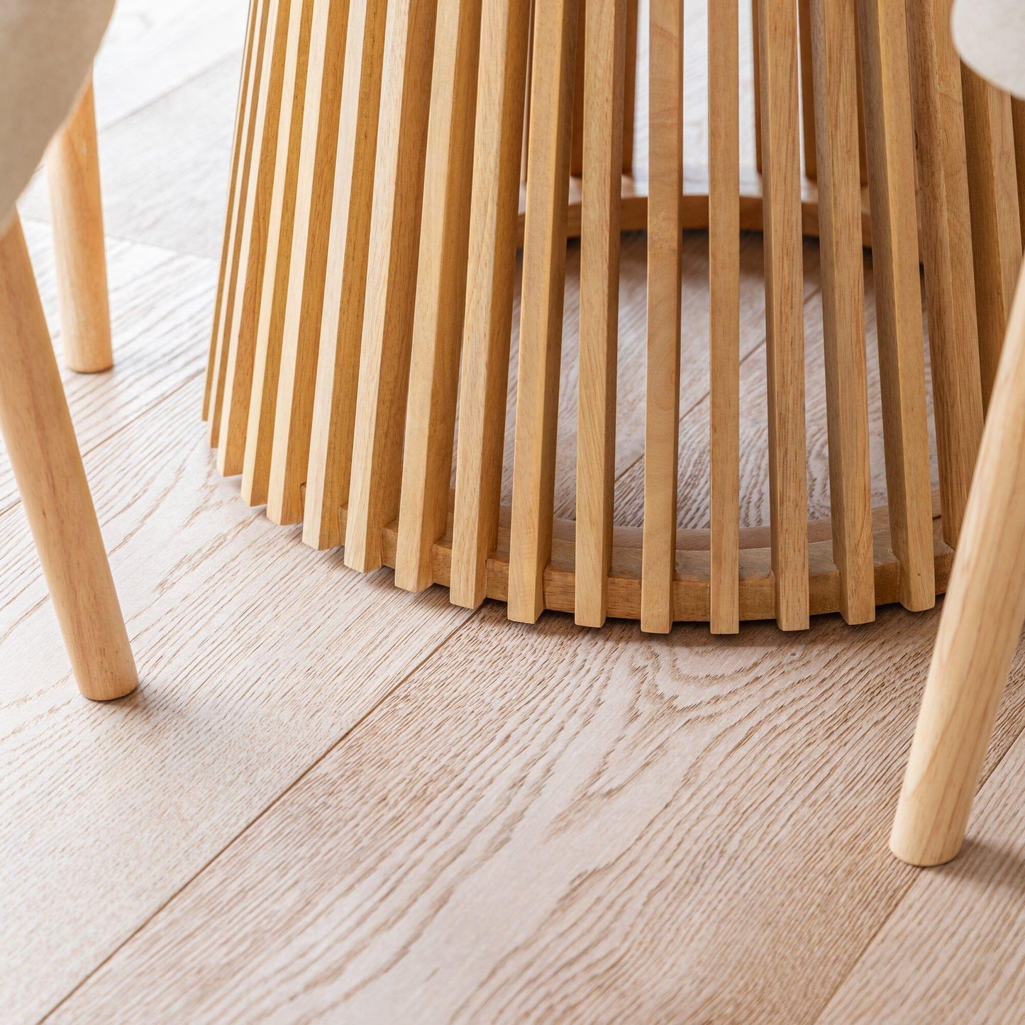 Willow Round Dining Table Pale Oak - Laura James