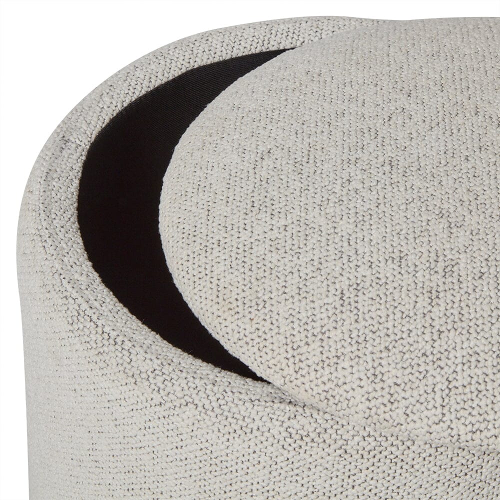 Abigail Drum Stool - Dove Grey - Laura James