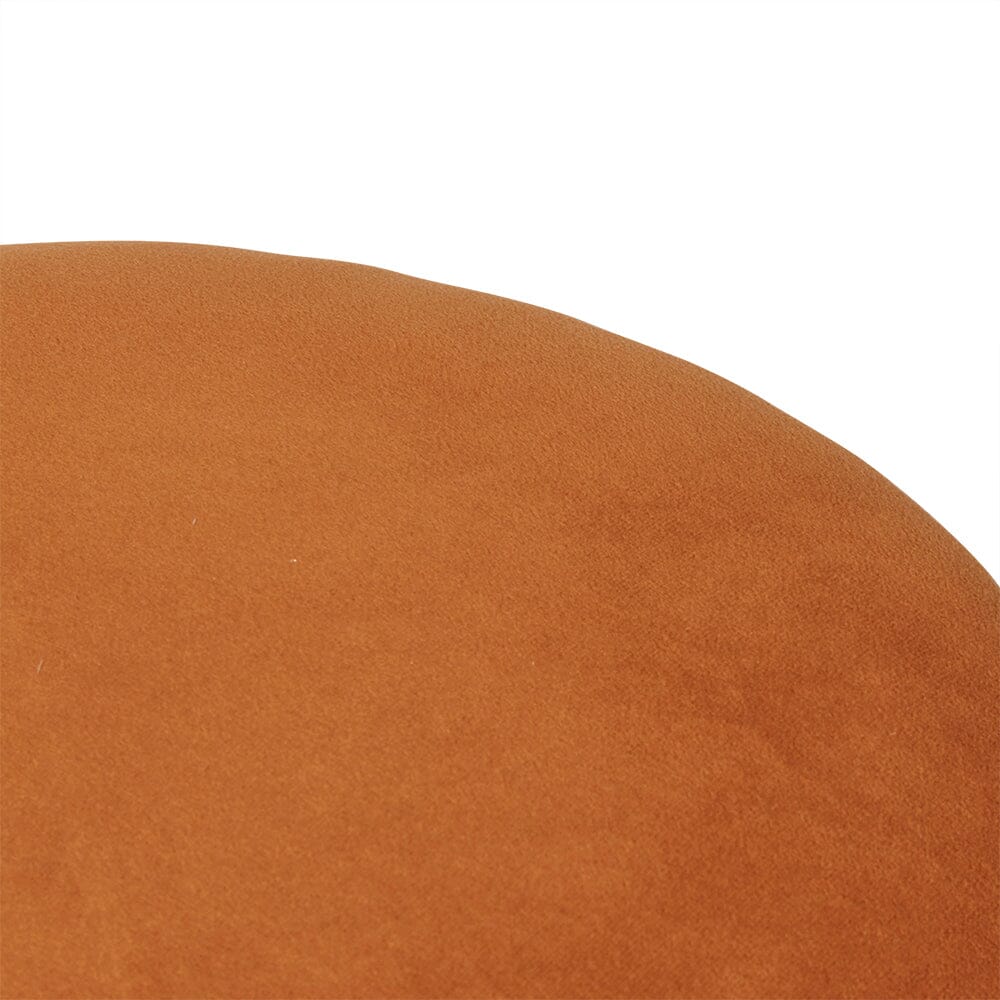 Abigail Drum Stool - Burnt Orange - Laura James