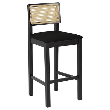 Charlie bar stool - black