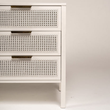 Charlie chest of drawers - 6 drawers - white - Laura James