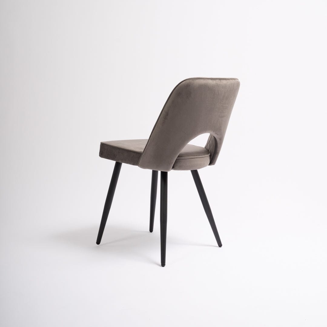 Hope dining chair - set of 2 - dark grey