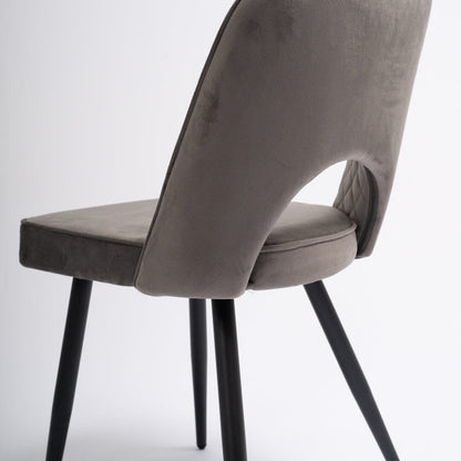 Hope dining chair - set of 2 - dark grey