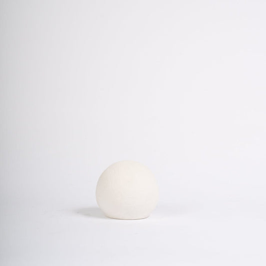 Kelton 9cm Ceramic Ball Ornament - White