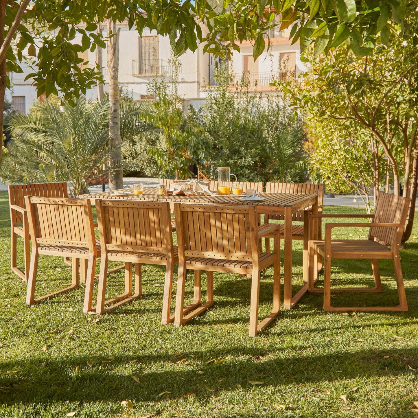 Lennox 8 Seater Wooden Outdoor Dining Set