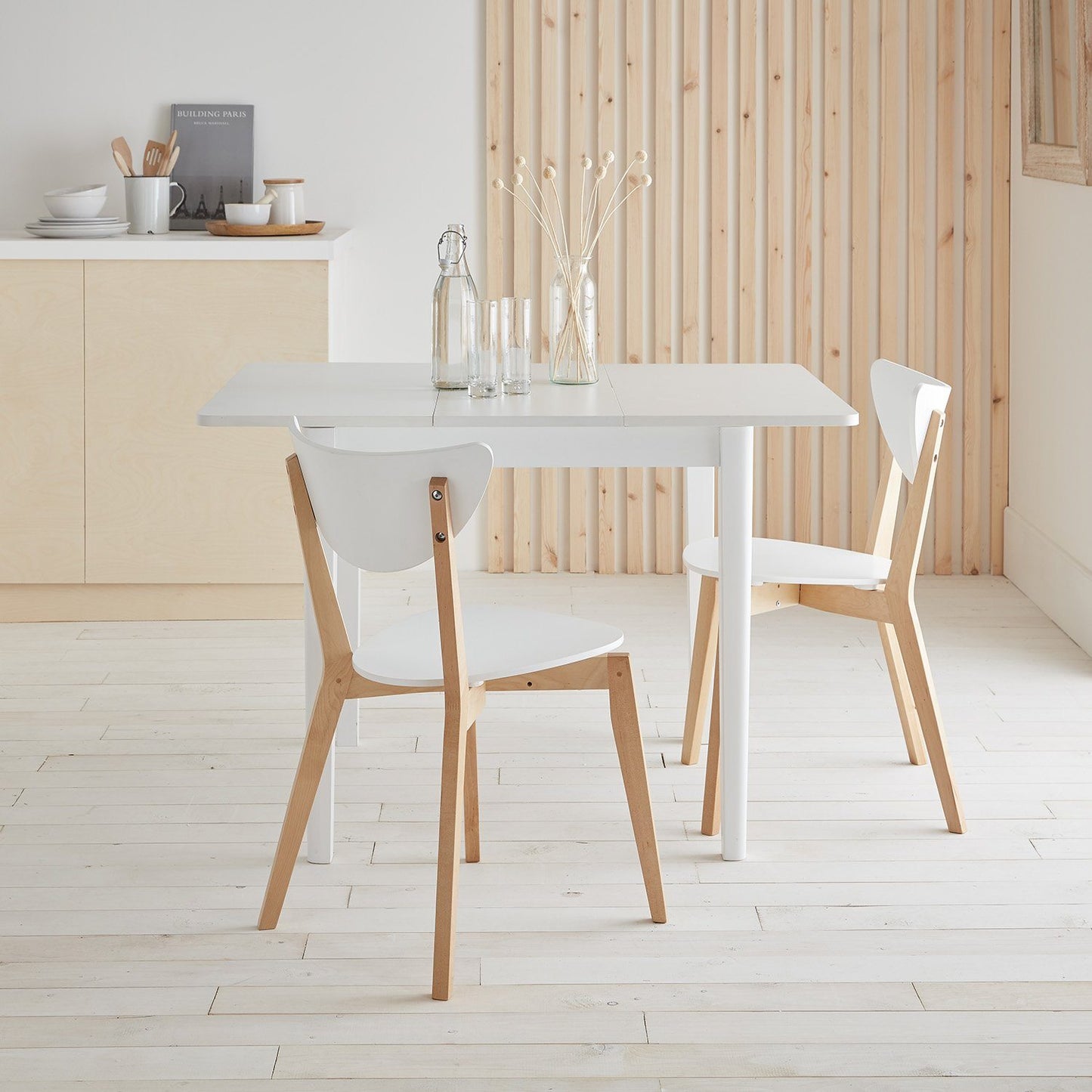 Paul extendable table - small – white - Laura James