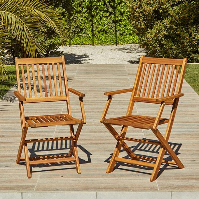 Ashby 6 Seater Wooden Garden Dining Set - 150cm