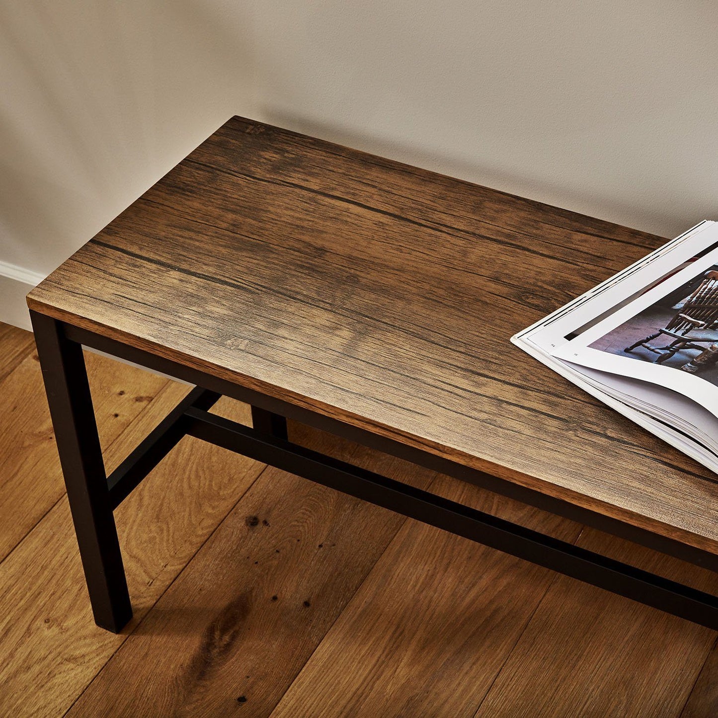 Sheffield dining table set – 6 seater – 2 benches – 2 stools - Laura James